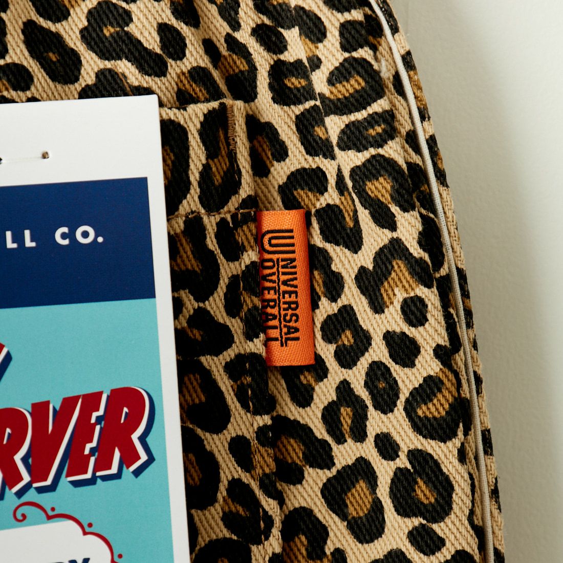 UNIVERSAL OVERALL [ユニバーサルオーバーオール] 別注 シェフショートパンツ [U2411657IN-JF] LEOPARD BE