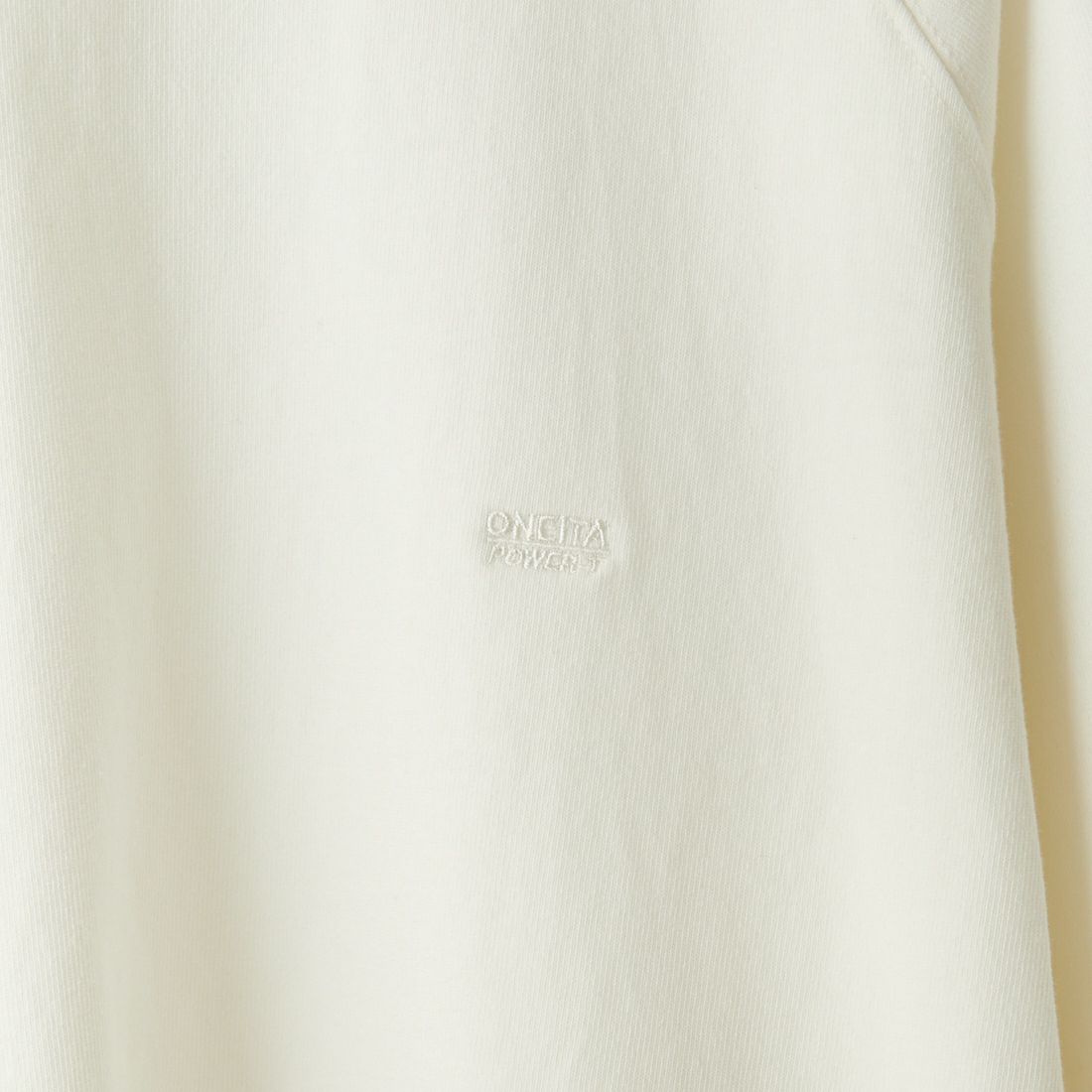 ONEITA [オニータ] POWER-T ワンポイント刺繍ロゴ ピグメントショートスリーブTシャツ [2422-421IN] ONEITA [オニータ] POWER-T ワンポイント刺繍ロゴ ピグメントショートスリーブTシャツ [2422-421IN] WHITE