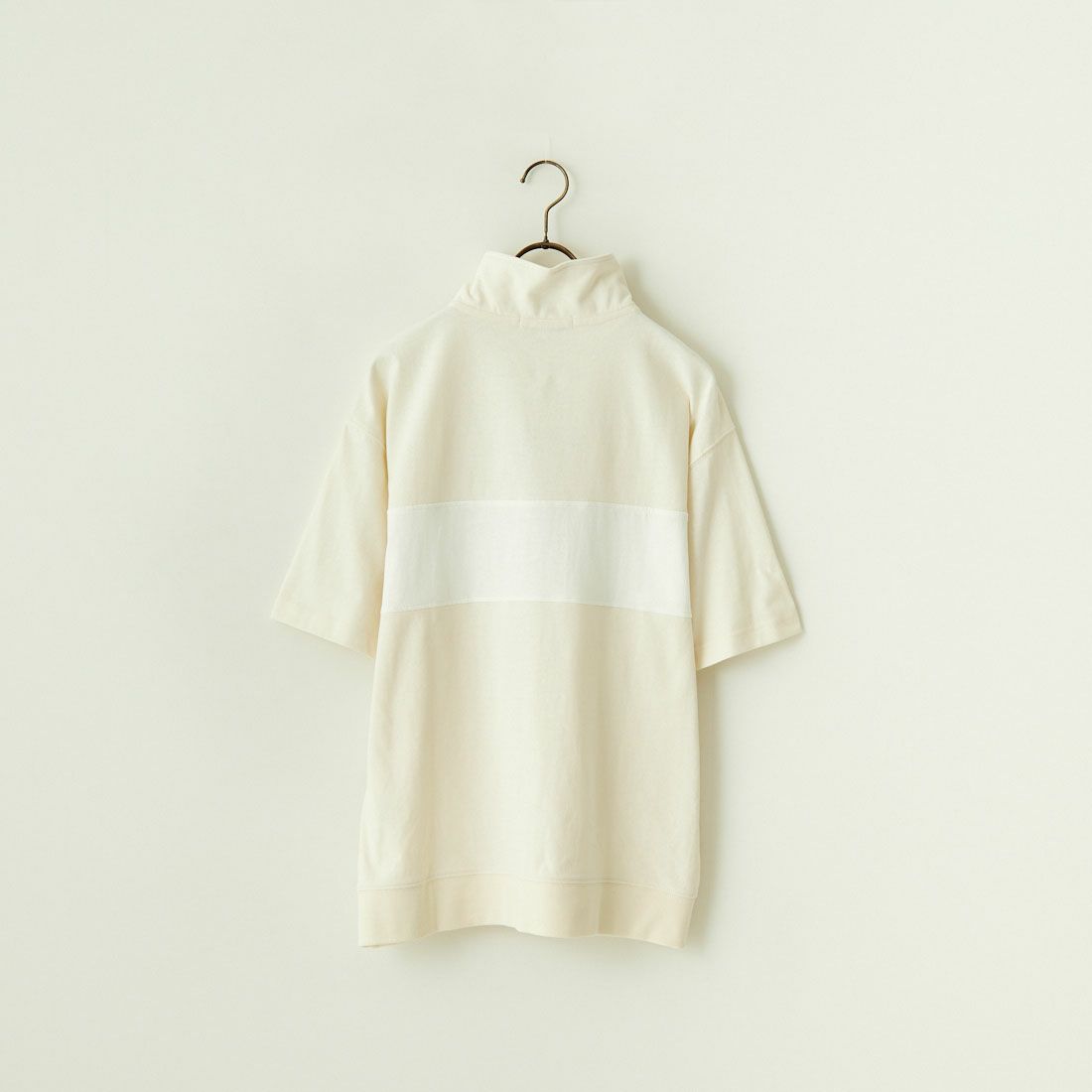 U.S.POLO ASSN. [ユーエスポロアッスン] 別注 ハーフジップ ショートスリーブTシャツ [PLM42217IN-JF] ｱｲﾎﾞﾘｰ