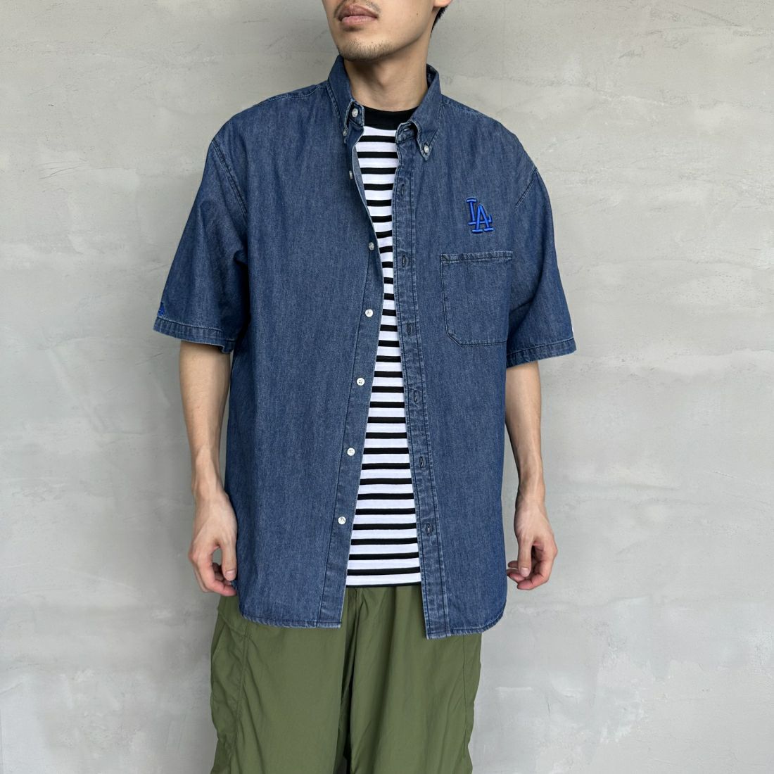 DENIM/LA&&モデル身長：168cm 着用サイズ：L&&
