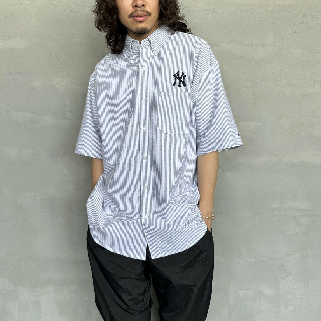 NVY ST/NY&&モデル身長：173cm 着用サイズ：XL&&