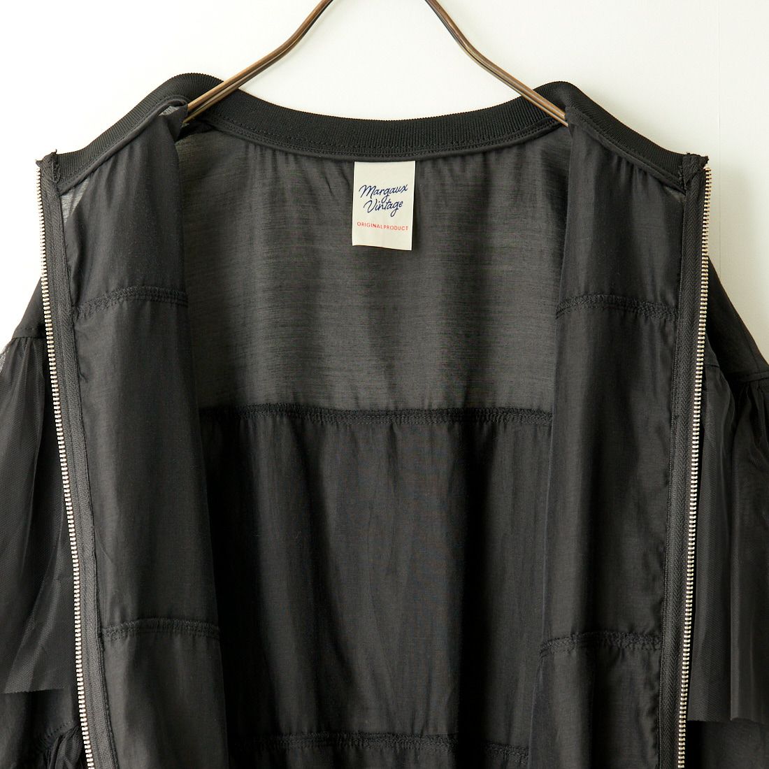 MARGAUX [マルゴー] チュールコンビブルゾン [MG-JK-24049-S] BLACK