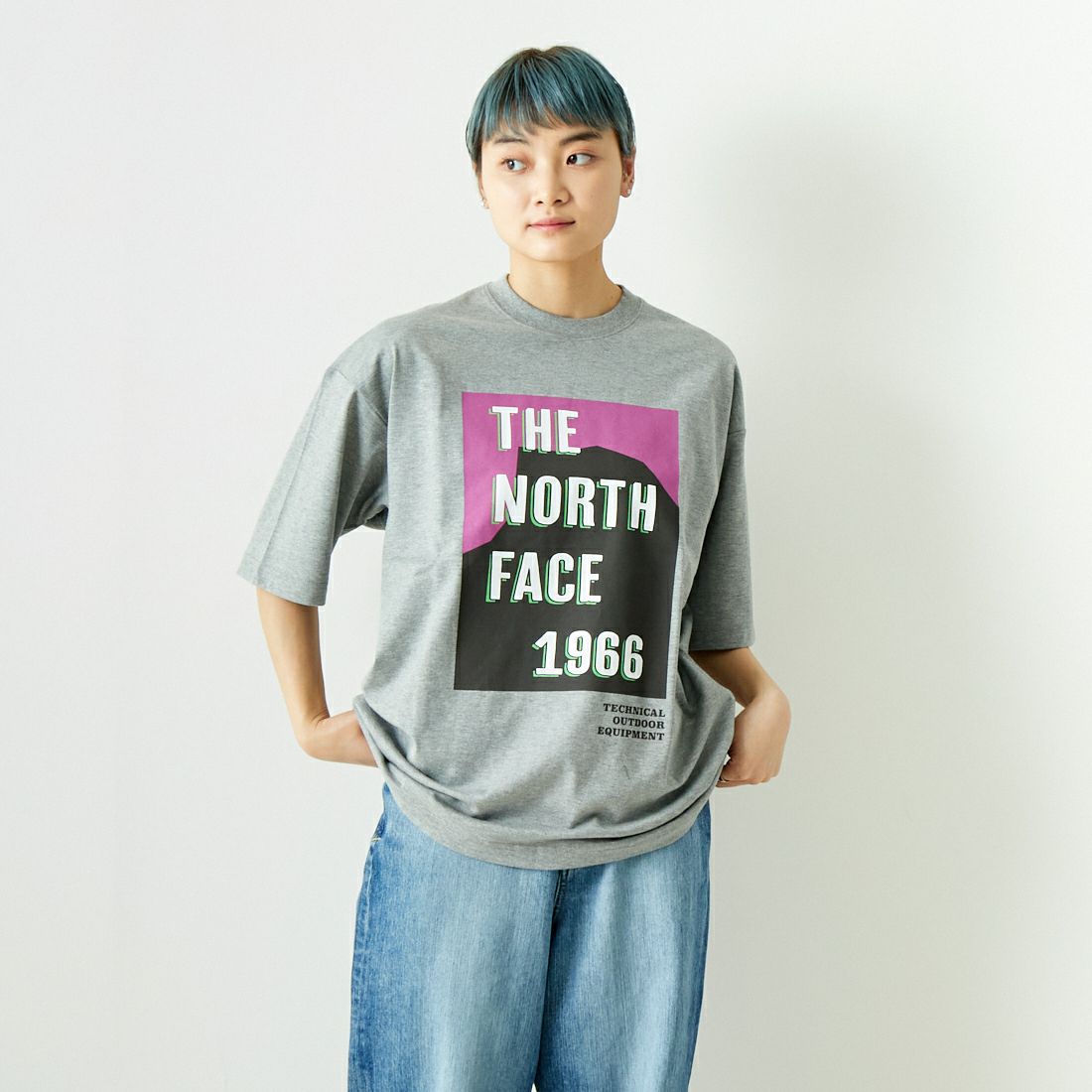 THE NORTH FACE [ザ ノースフェイス] ショートスリーブ TNFフライヤーTシャツ [NT32432]