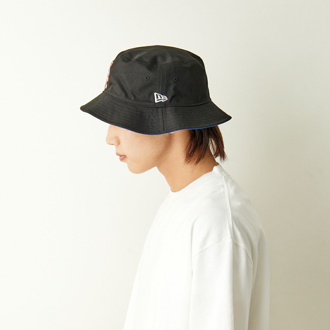 NEW ERA [ニューエラ] リバーシブルバケットハット ニューヨーク・メッツ [14109582] BLK
