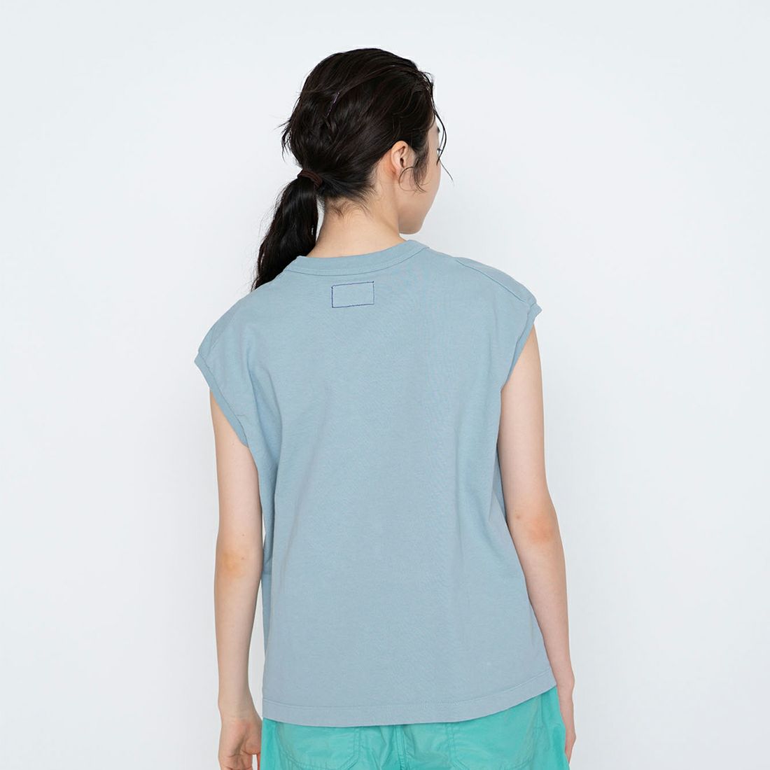 THE NORTH FACE PURPLE LABEL [ザ ノースフェイス パープルレーベル] 5.5oz スリーブレスブラウス [NTW3426N] BH B.GRAY