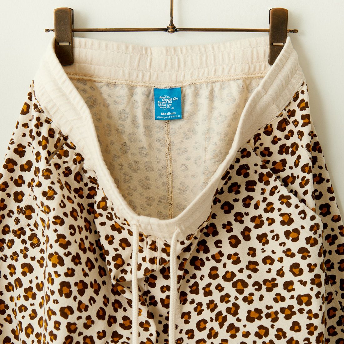 Good On [グッドオン] レオパードショートパンツ [GOPT2401] IVORY