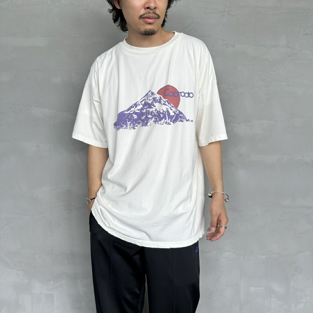 OFF WHITE&&モデル身長：173cm 着用サイズ：M&&