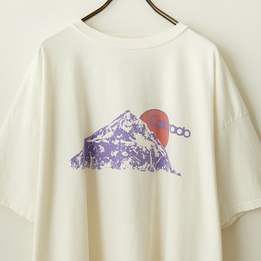 REMI RELIEF [レミレリーフ] 別注 ビッグプリントTシャツ COLORADO [RN26349316-JF] OFF WHITE