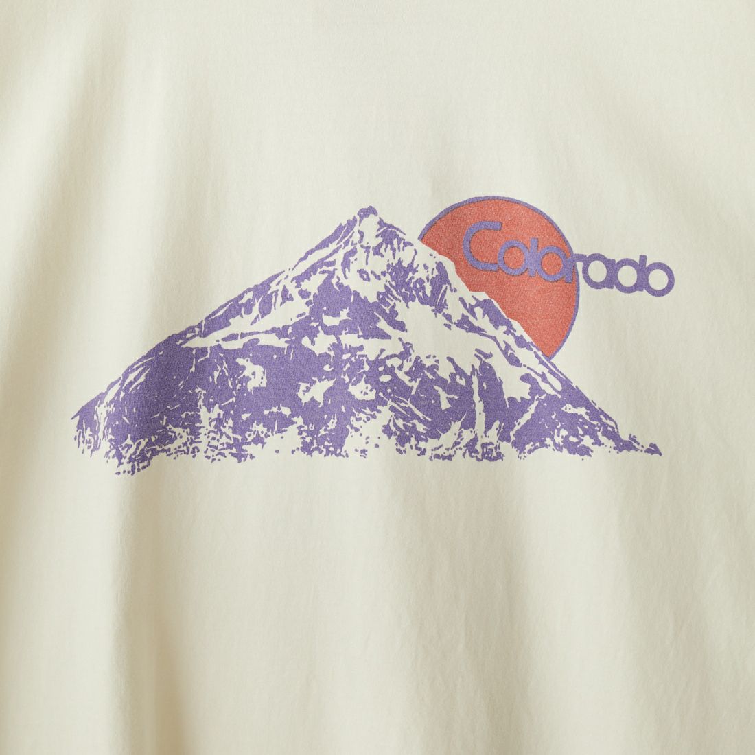 REMI RELIEF [レミレリーフ] 別注 ビッグプリントTシャツ COLORADO [RN26349316-JF] OFF WHITE