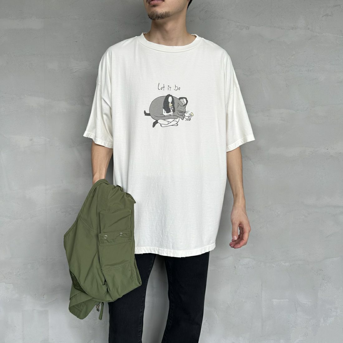 REMI RELIEF [レミレリーフ] 別注 ビッグプリントTシャツ LET IT DO [RN26349323-JF]