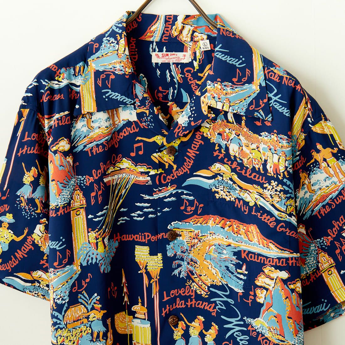 SUN SURF [サンサーフ] レーヨンハワイアンシャツ [SS39226] 128 NAVY