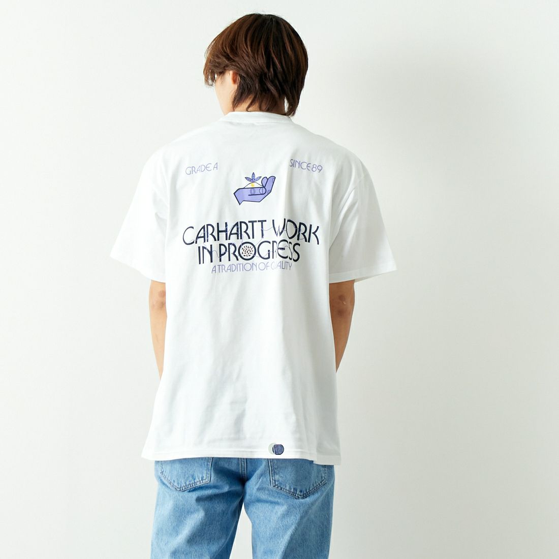 WHITE&&モデル身長：179cm 着用サイズ：L&&