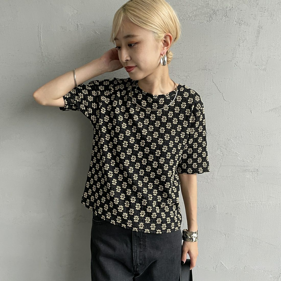 50 BLACK1&&モデル身長：150cm 着用サイズ：&&