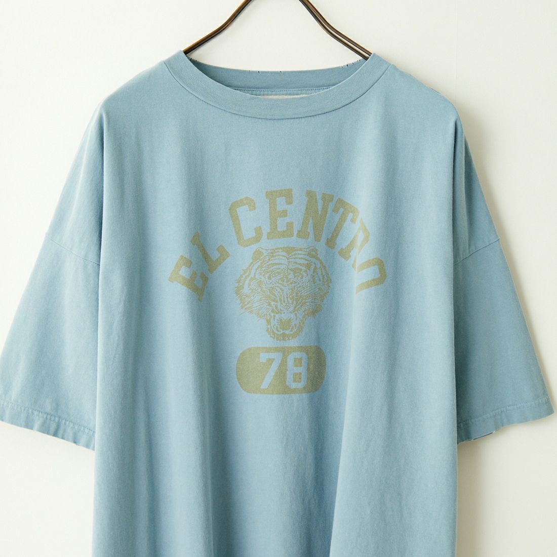 REMI RELIEF [レミレリーフ] 別注 ビッグプリントTシャツ ELCENTRO [RN26349331-JF] SAX