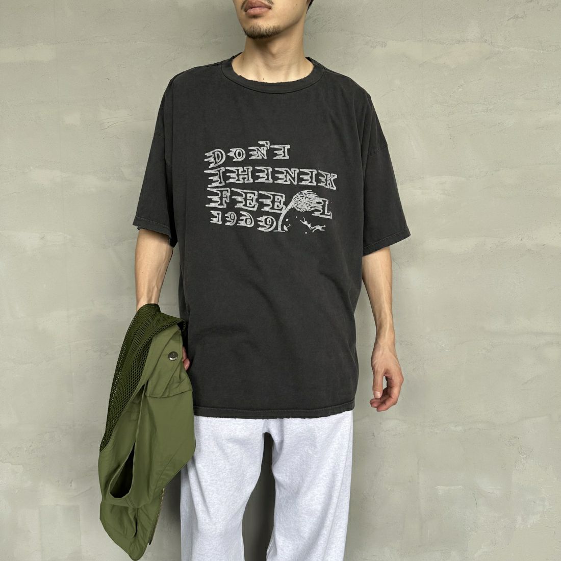 REMI RELIEF [レミレリーフ] 別注 ビッグプリントTシャツ DONT [RN26349311-JF]