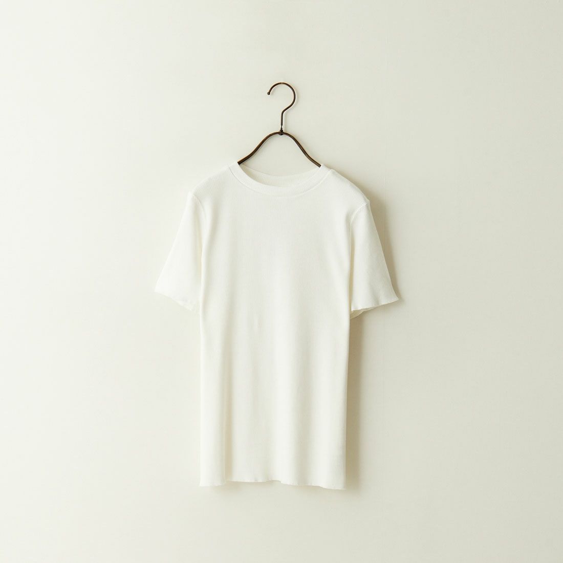 THE SHINZONE [ザ シンゾーン] コンパクトリブTシャツ [24MMSCU06] 01 WHITE
