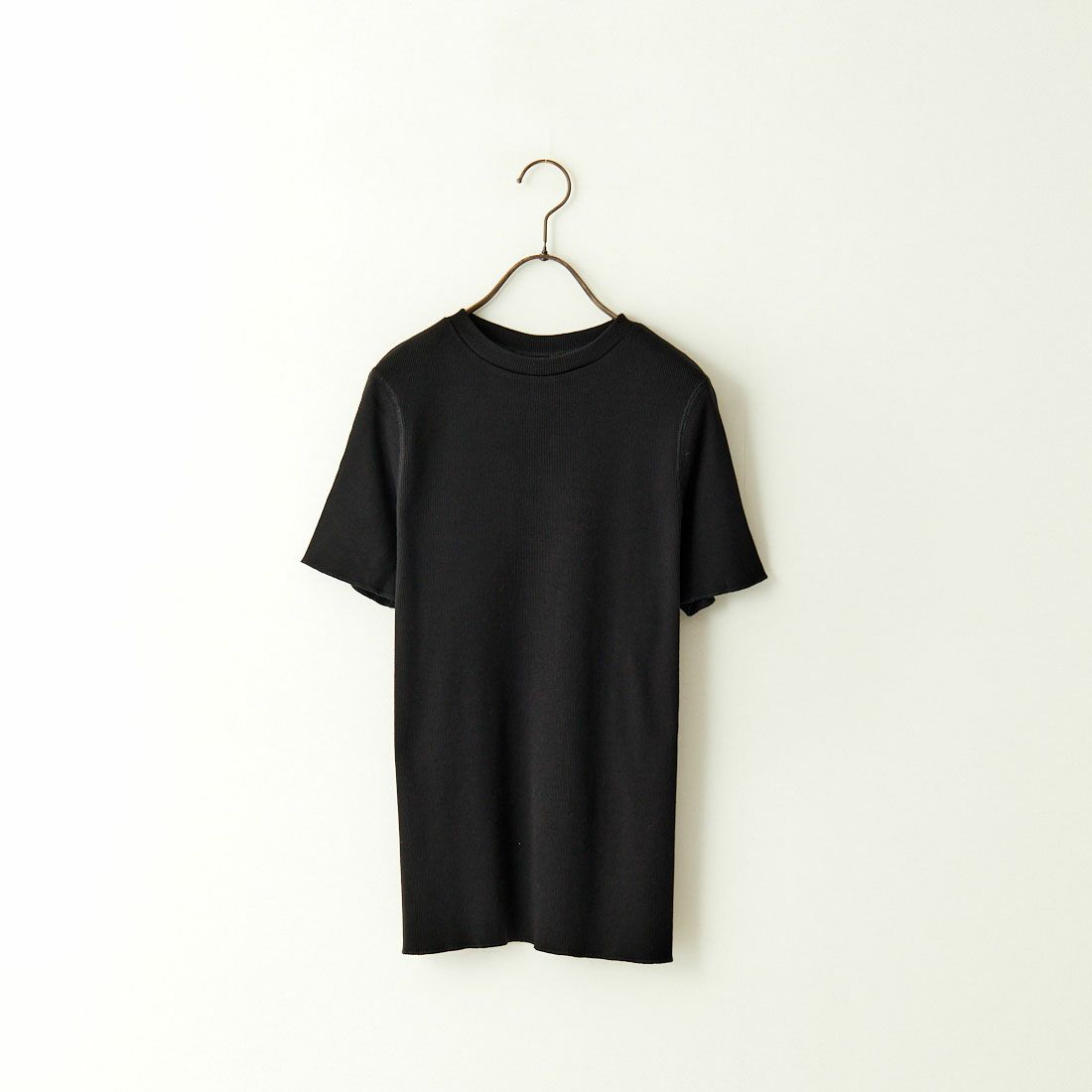 THE SHINZONE [ザ シンゾーン] コンパクトリブTシャツ [24MMSCU06] 07 BLACK