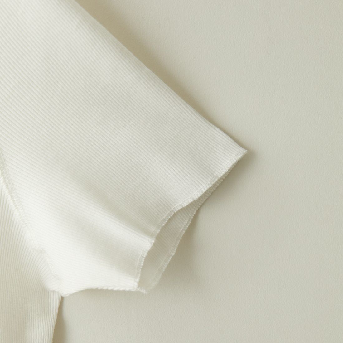 THE SHINZONE [ザ シンゾーン] コンパクトリブTシャツ [24MMSCU06] 01 WHITE