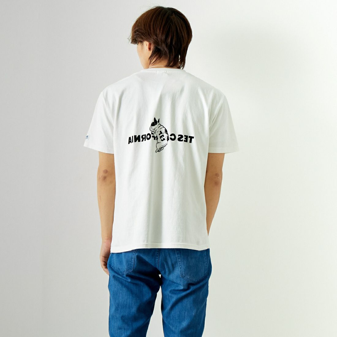 The Endless Summer [エンドレスサマー] カリフォルニアフロッキーロゴTシャツ [FH-24574361] 07 WHITE