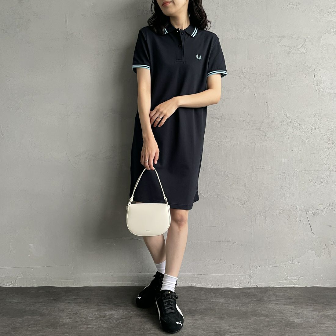 【FRED PERRY】ツインティップド ドレス D3600 ワンピース フレッドペリー レディース ツインティップド ドレス D3600