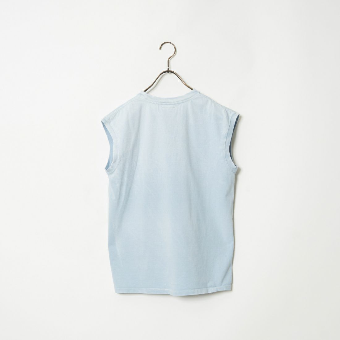 REMI RELIEF [レミレリーフ] NEW加工丸胴天竺ノースリーブTシャツ [RN26349101] SAX
