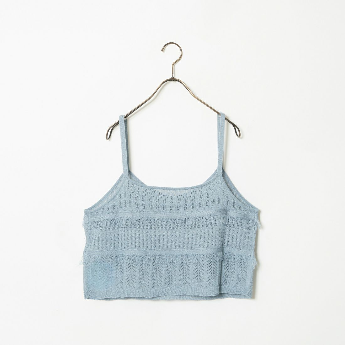 Jeans Factory Clothes [ジーンズファクトリークローズ] メッシュフリンジビスチェ [11242810] ﾌﾞﾙｰｸﾞﾚｰ