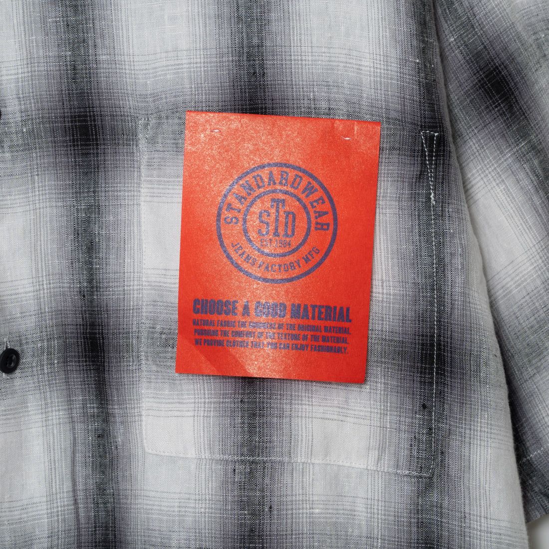 Jeans Factory Clothes [ジーンズファクトリークローズ] フレンチリネンワイドレギュラーカラーシャツ [BFP611] 020 WHT CH