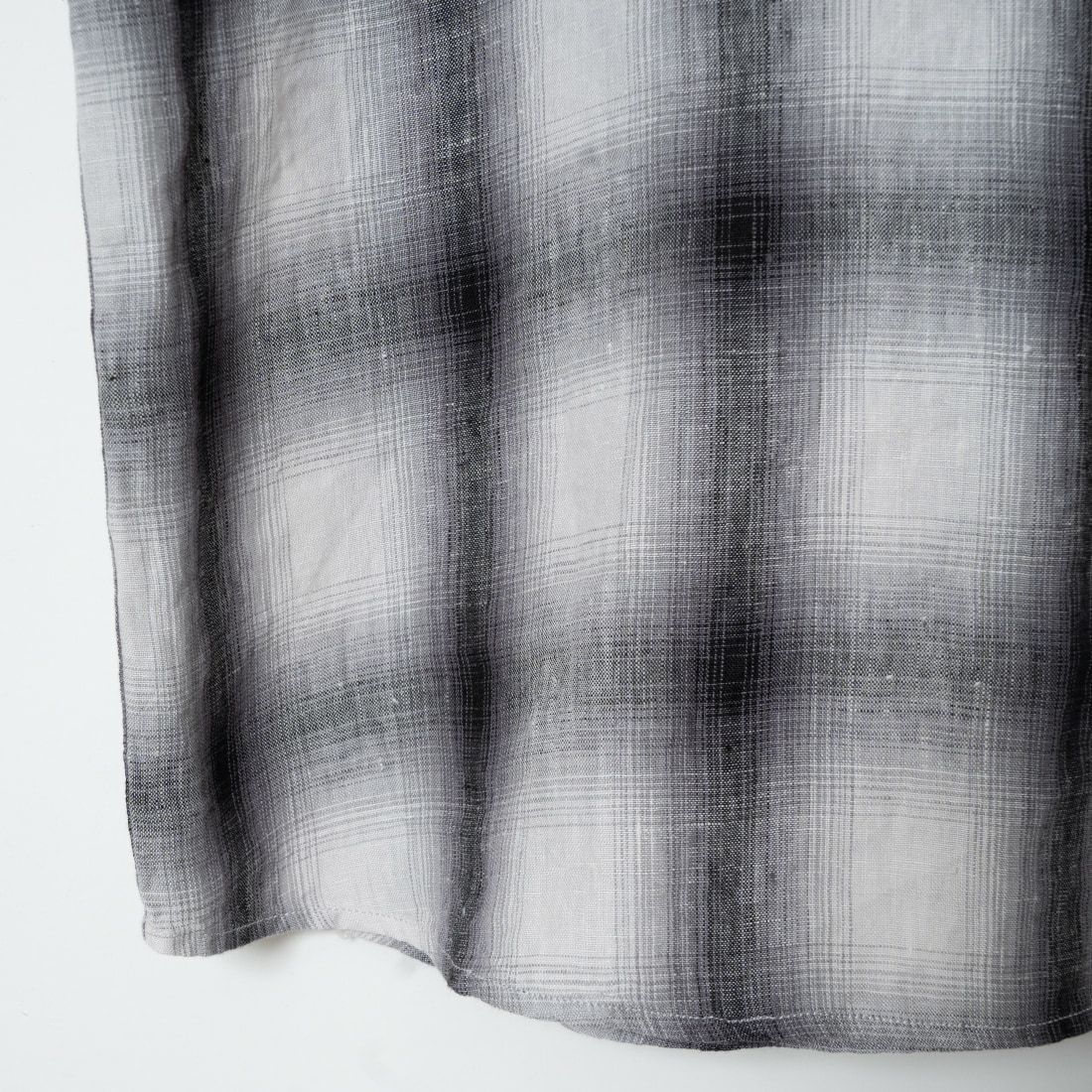 Jeans Factory Clothes [ジーンズファクトリークローズ] フレンチリネンワイドレギュラーカラーシャツ [BFP611] 020 WHT CH
