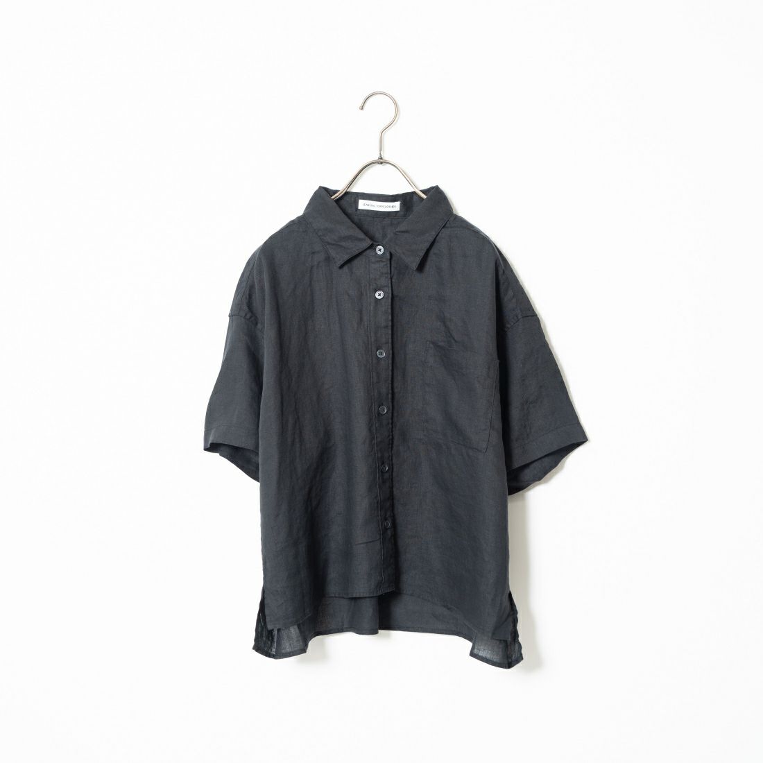 Jeans Factory Clothes [ジーンズファクトリークローズ] ワイドシルエットリネンシャツ [LFP500] 840 BLACK