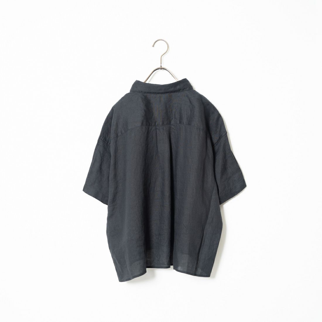 Jeans Factory Clothes [ジーンズファクトリークローズ] ワイドシルエットリネンシャツ [LFP500] 840 BLACK