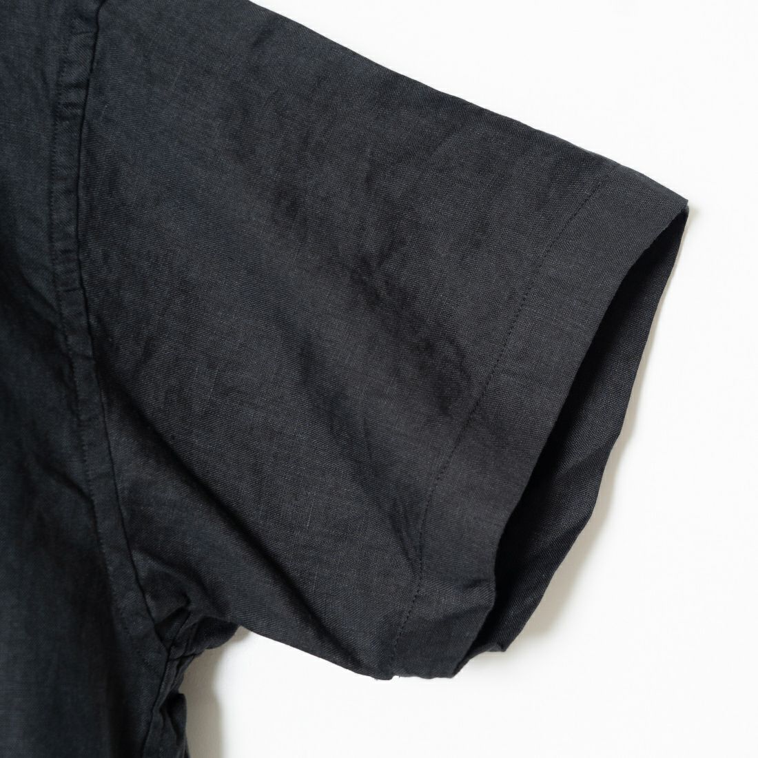 Jeans Factory Clothes [ジーンズファクトリークローズ] ワイドシルエットリネンシャツ [LFP500] 840 BLACK