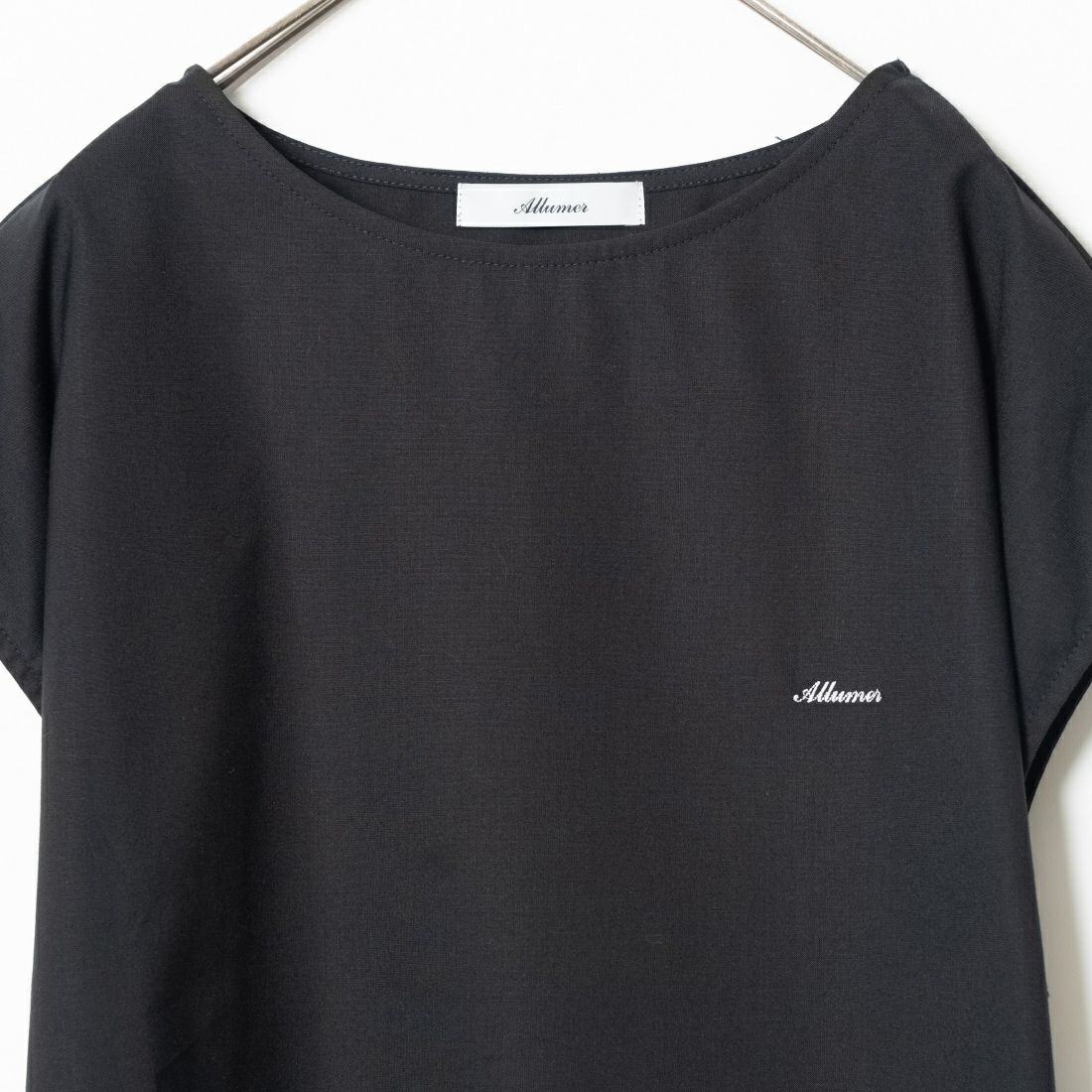ALLUMER [アリュメール] T/RコクーンシルエットTブラウス [8254706] 700 BLACK
