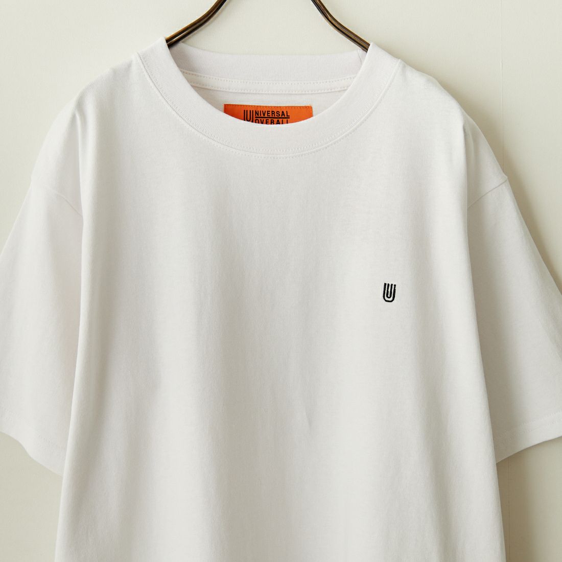 UNIVERSAL OVERALL [ユニバーサルオーバーオール] 別注 カバーオールTシャツ [U2411283IN-JF] WHITE