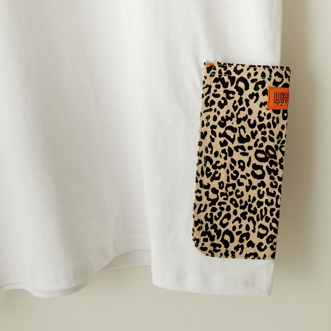 UNIVERSAL OVERALL [ユニバーサルオーバーオール] 別注 カバーオールTシャツ [U2411283IN-JF] WHITE