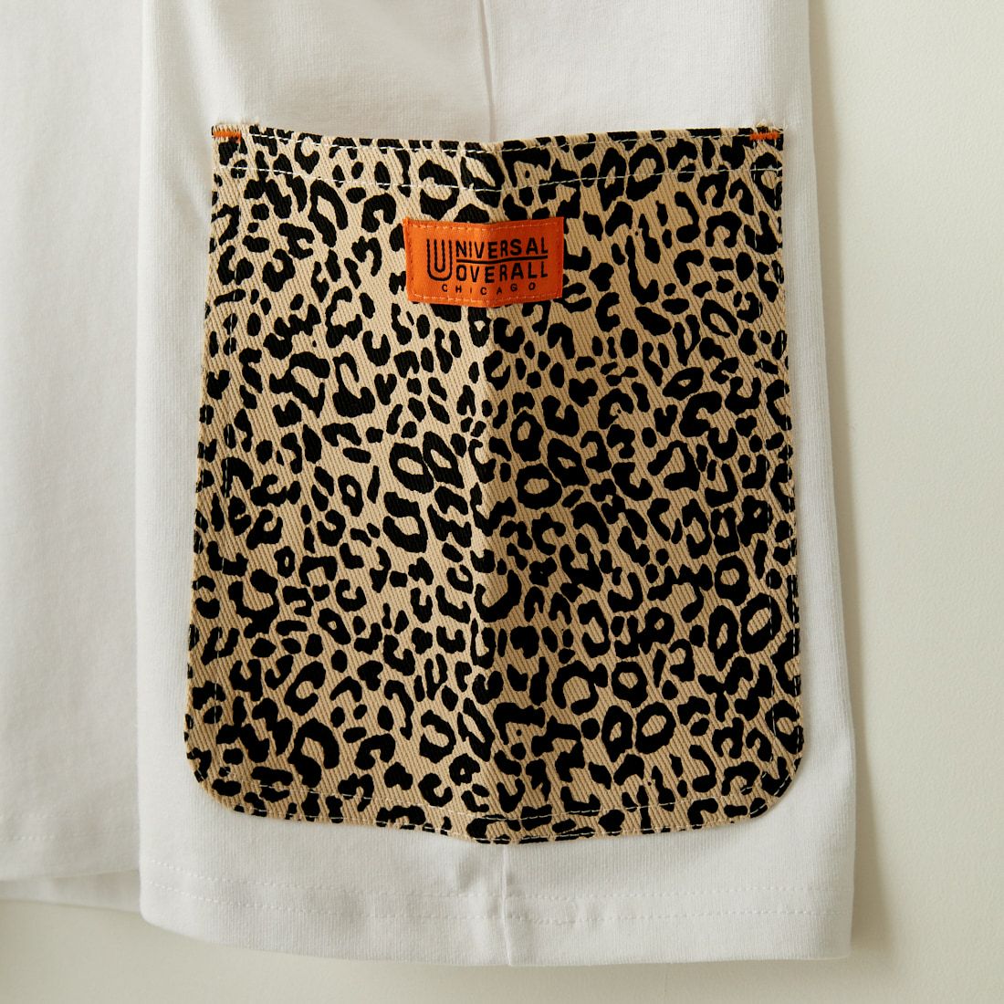 UNIVERSAL OVERALL [ユニバーサルオーバーオール] 別注 カバーオールTシャツ [U2411283IN-JF] WHITE