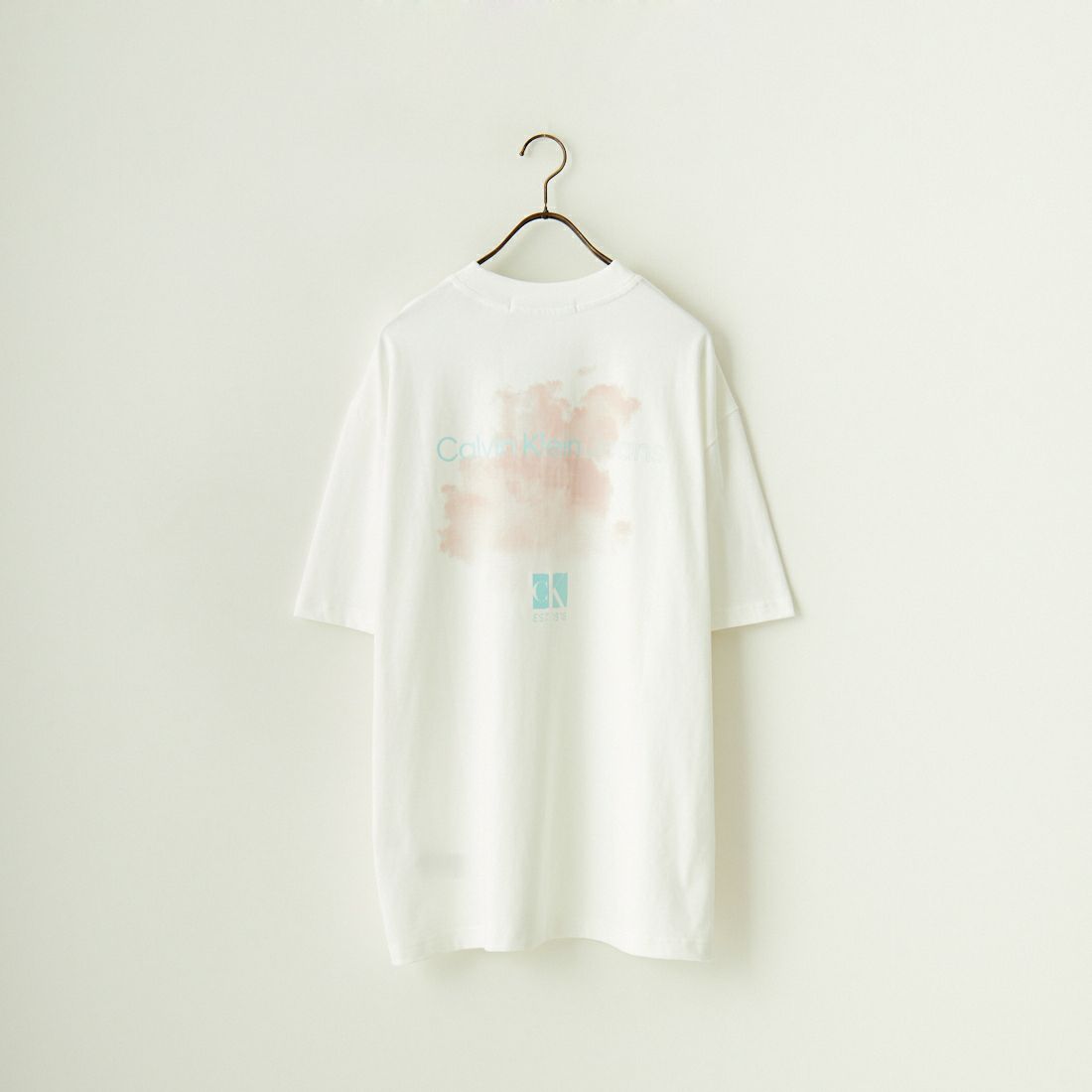 Calvin Klein [カルバンクライン] ショートスリーブ ディフューズロゴTシャツ [J400399]