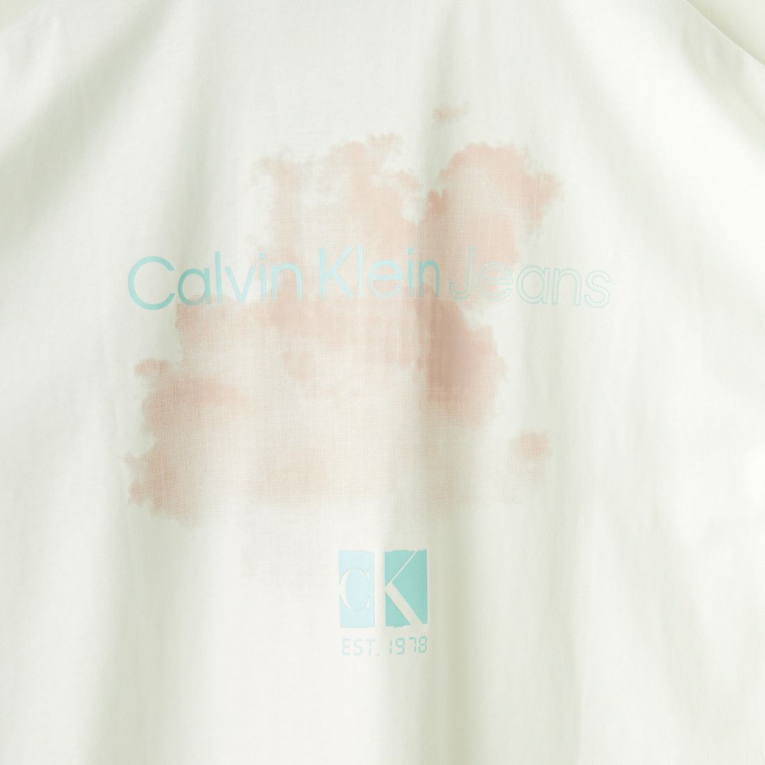 Calvin Klein [カルバンクライン] ショートスリーブ ディフューズロゴTシャツ [J400399] YAF