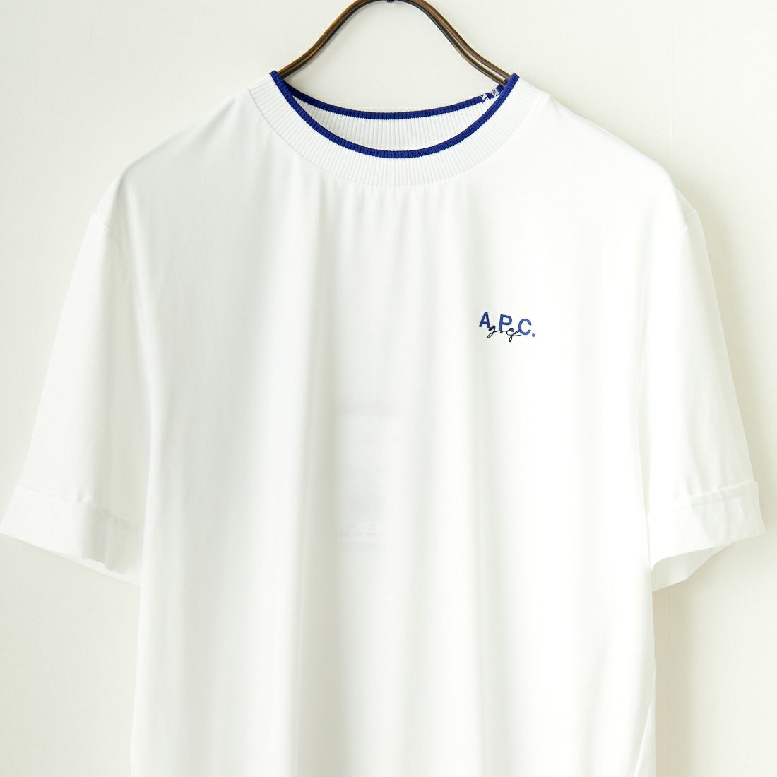 A.P.C. GOLF [アー・ペー・セー ゴルフ] ラウンドTシャツ [CTM4413] WHITE