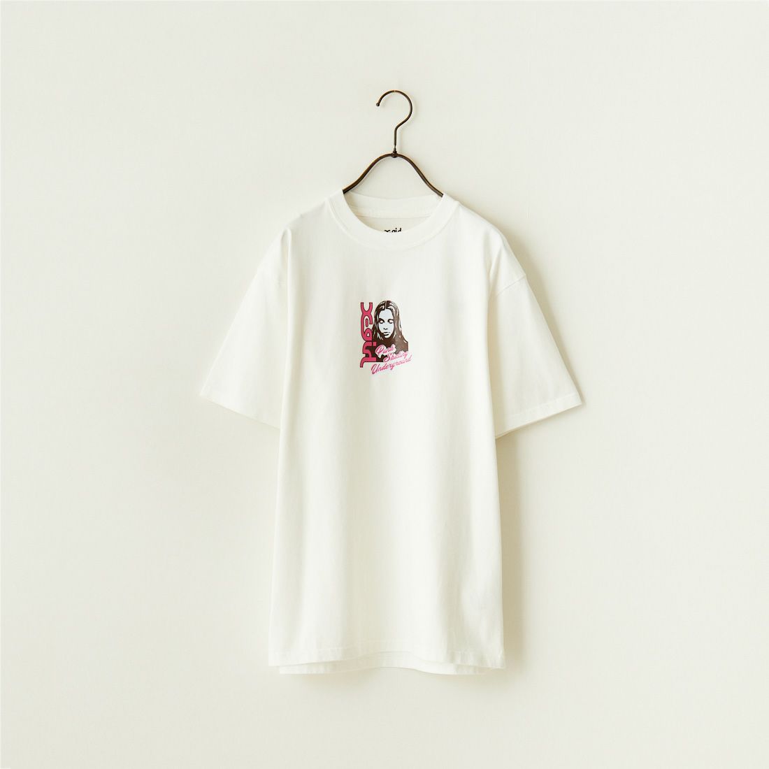 X-girl [エックスガール] フェイス＆ロゴTシャツ [105242011017]