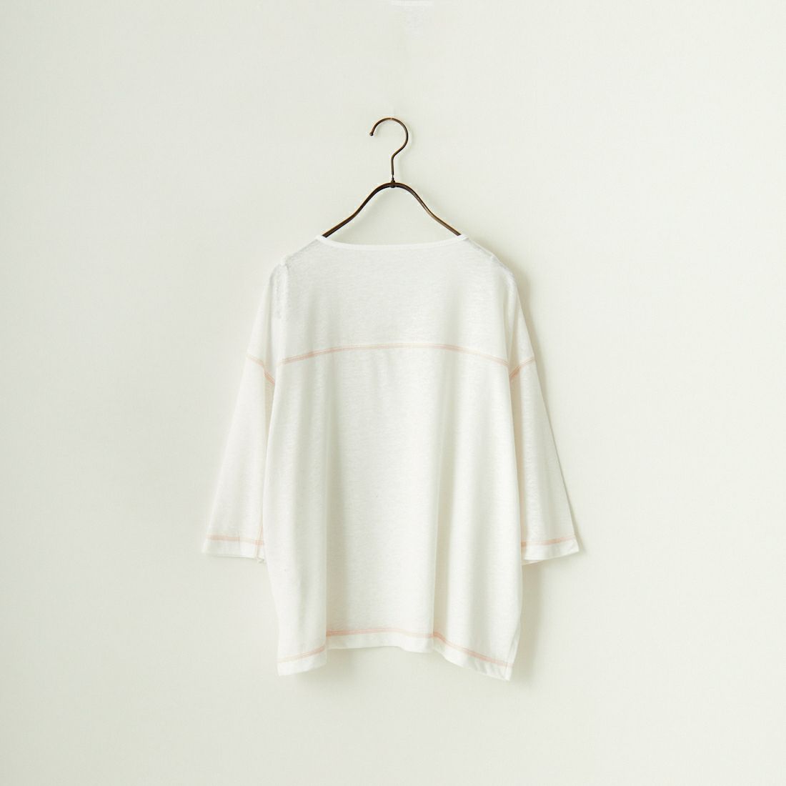 KHA:KI [カーキ] スラブワイドトップス [MIL24SCS3405] WHITE