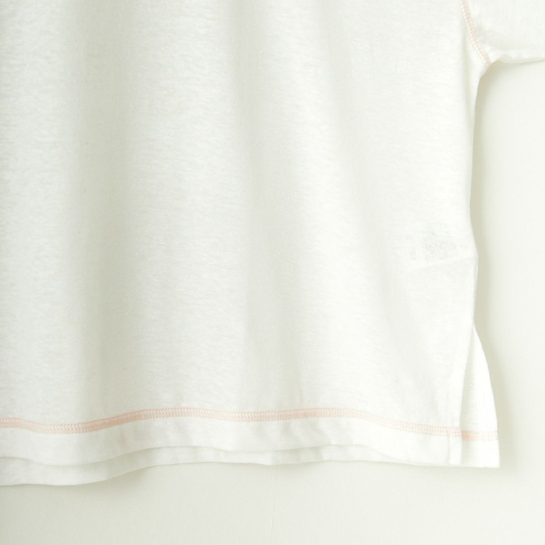 KHA:KI [カーキ] スラブワイドトップス [MIL24SCS3405] WHITE