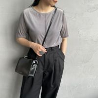 07 GRAY&&モデル身長：156cm 着用サイズ：F&&