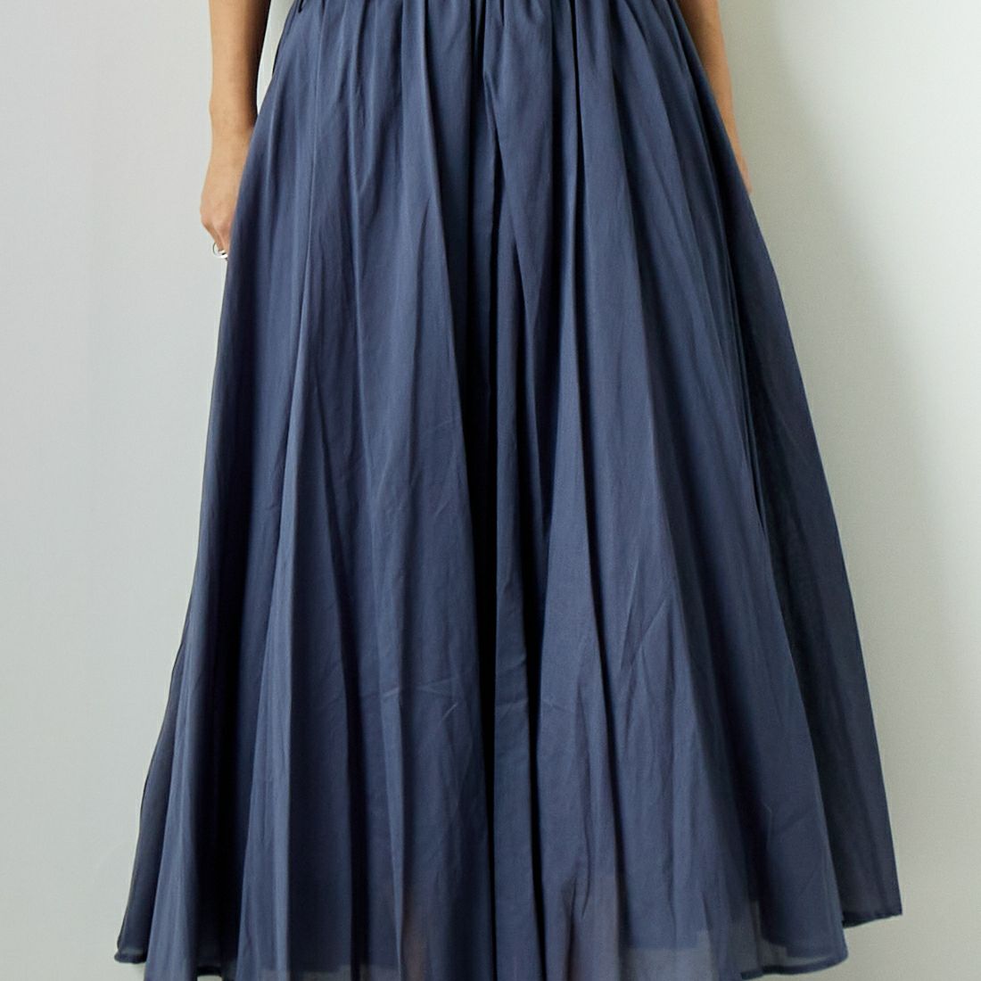 Jeans Factory Clothes [ジーンズファクトリークローズ] コットンフレアスカート [80990217] 071 ﾌﾞﾙｰｸﾞ