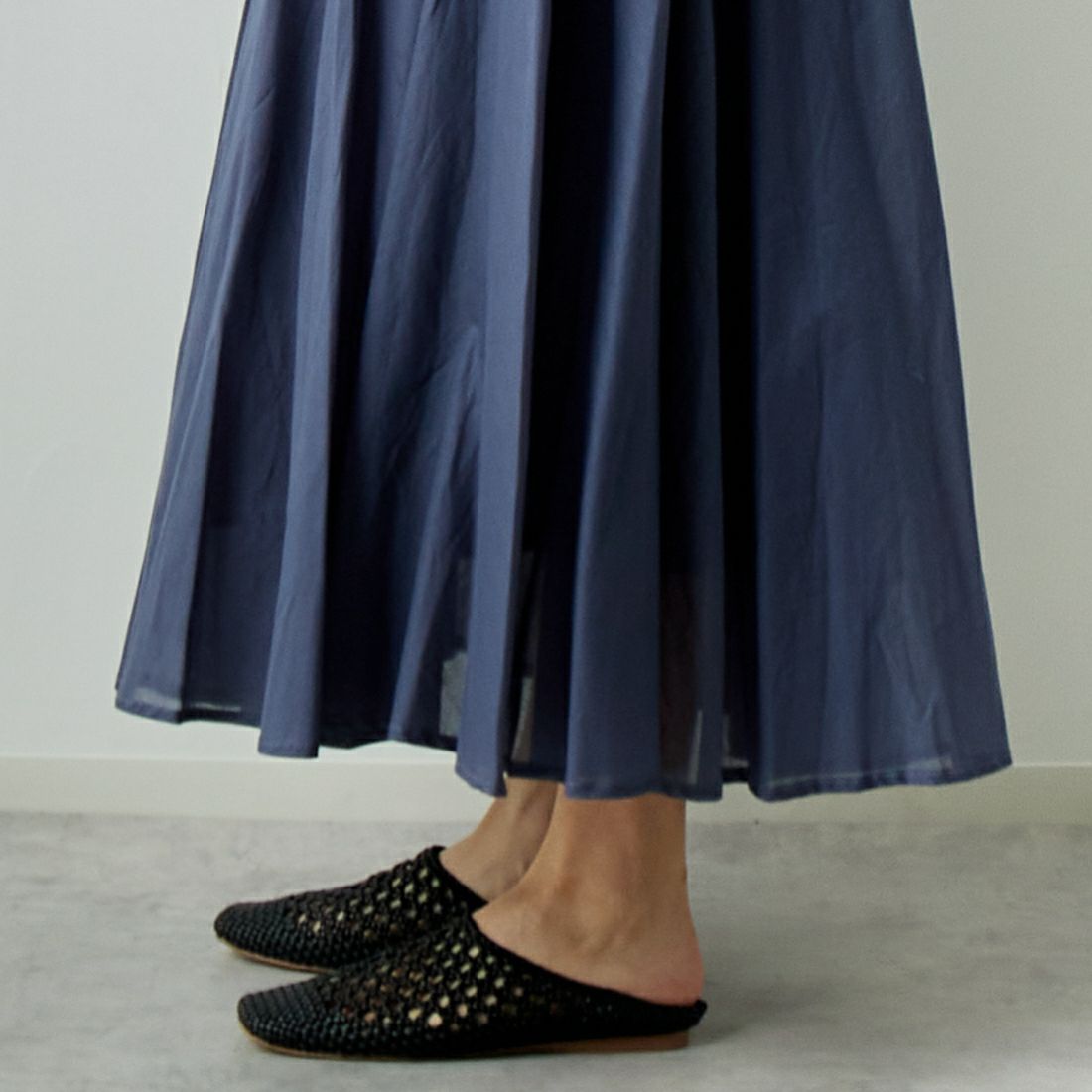 Jeans Factory Clothes [ジーンズファクトリークローズ] コットンフレアスカート [80990217] 071 ﾌﾞﾙｰｸﾞ