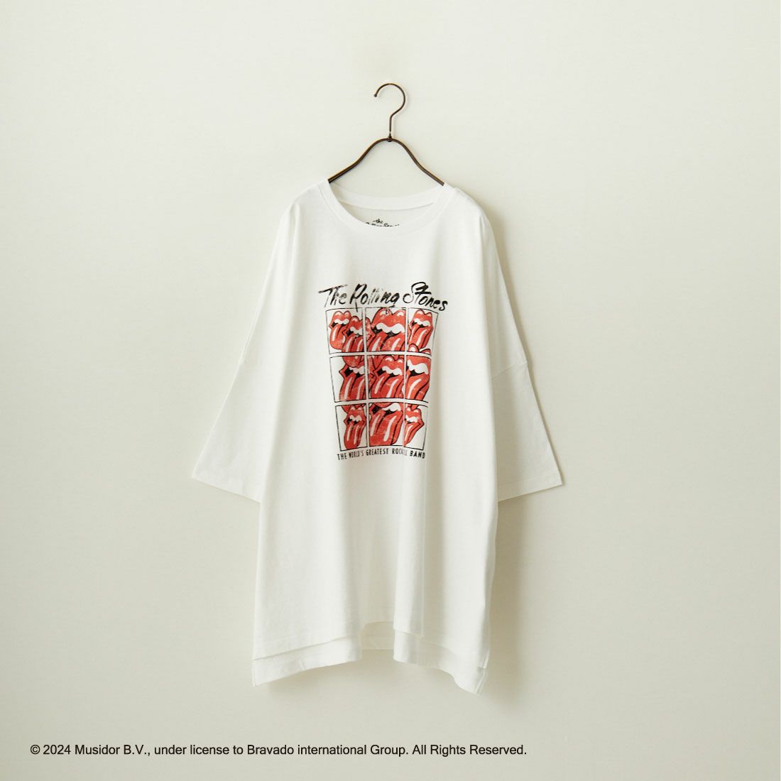 GOOD ROCK SPEED [グッドロックスピード] THE ROLLING STONES ビッグプリントTシャツ [24ROL101W]