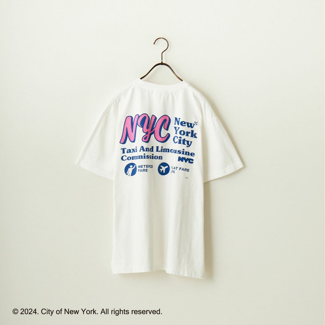 NYC × GOOD ROCK SPEED [エヌワイシー × グッドロックスピード] NYC ロゴプリントTシャツ [24NYC101W]