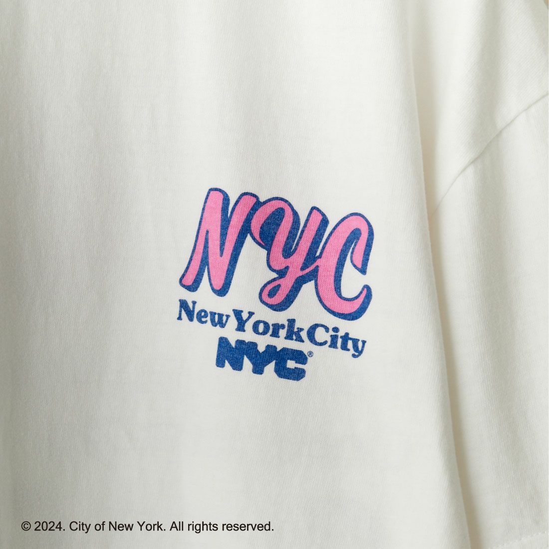 NYC × GOOD ROCK SPEED [エヌワイシー × グッドロックスピード] NYC ロゴプリントTシャツ [24NYC101W]