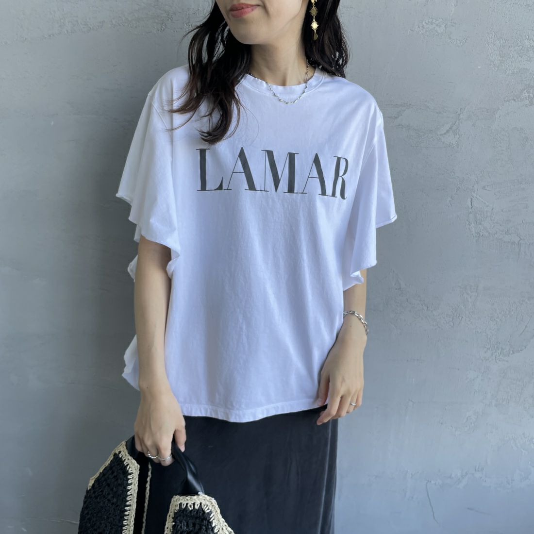 WHITE&&モデル身長：160cm 着用サイズ：F&&