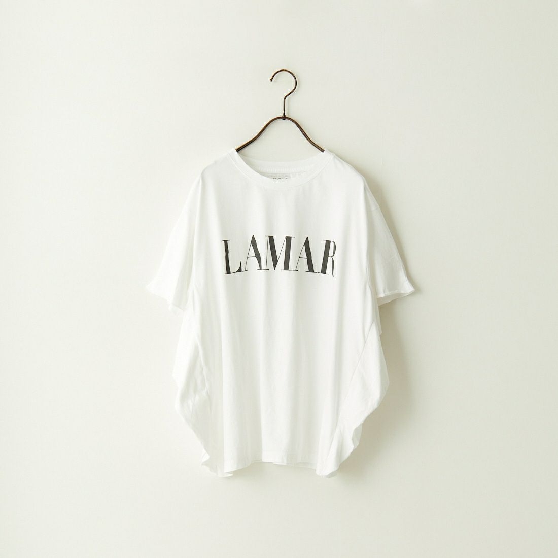 MICA&DEAL [マイカアンドディール] LAMAR ロゴフリルTシャツ [0124209153] WHITE