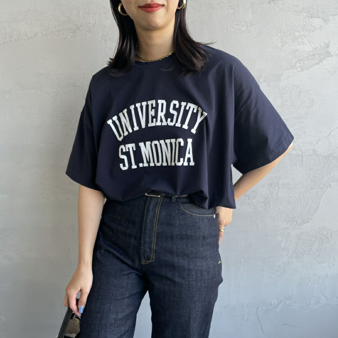 MICA&DEAL [マイカアンドディール] UNIVERSITY ST.MONICA ロゴTシャツ [0124209154]